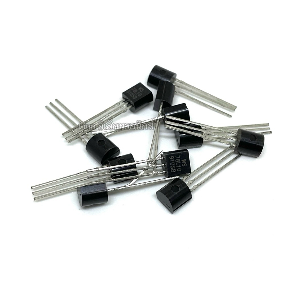 (10ตัว) ไอซี 78L05 78L08 78L10 78L12 Voltage Regulator IC TO-92 ทรานซิสเตอร์ เร็กกูเลต