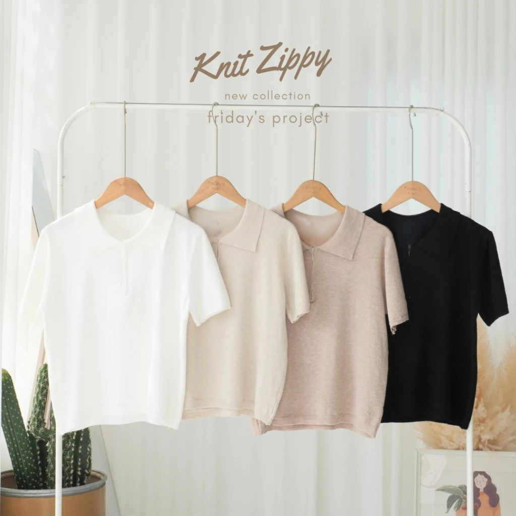 knit zippy เสื้อผ้าไหมพรมนิ่มใส่สบาย ไม่ต้องรีด