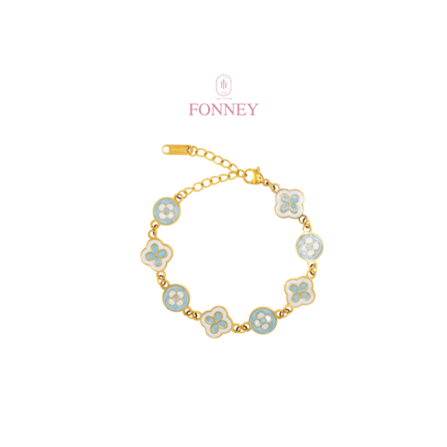 BR-19 Fonney สร้อยข้อมือ สแตนเลสแท้ไม่ลอกไม่ดำ