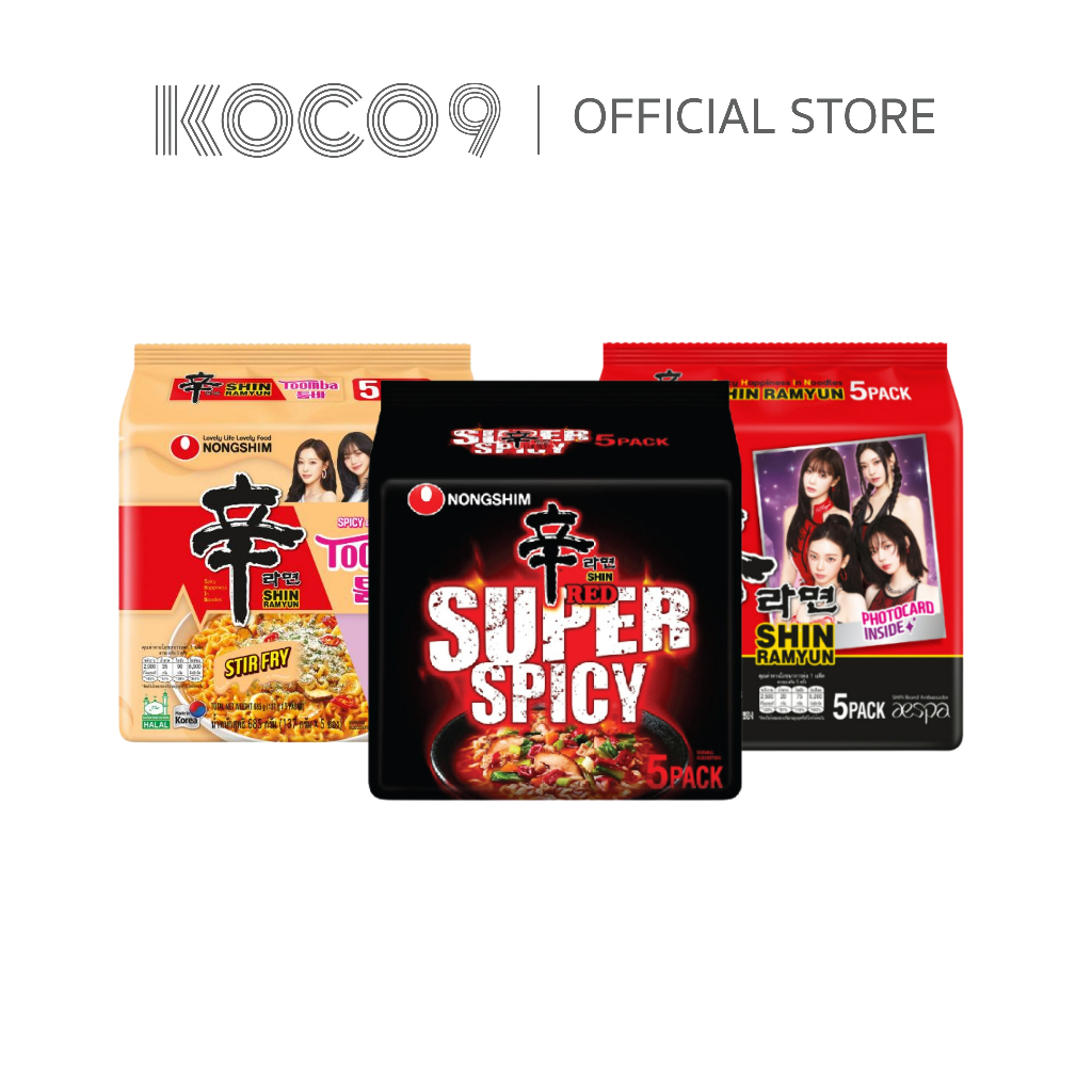 [ เซ็ตแพ็คคู่สุดคุ้ม ] Nongshim นงชิมรามยอนจากเกาหลี