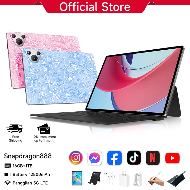 แท็บเล็ต XIao mI Pad 2026 10.1 นิ้ว 5G LTE Dual SIM Wifi 16GB+1024GB Android รองรับ COD แท็บเล็ตเล่นเกม ทำงานสำนักงาน