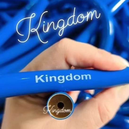 ยางปลาkingdomขนาด14มิลรูใน3มิลสีฟ้ายาว1.20เมตรฟรีน้ำยา ถนอมผิวยาง 3 ML