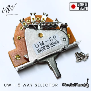 UW ซีเลคเตอร์กีตาร์ 3 / 5 ทาง ผลิตญี่ปุ่น - 3Way / 5Way Pickup Selector Lever Switch (Made In Japan)