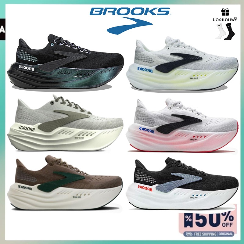Brooks Glycerin max รองเท้ากีฬารับประกันของแท้จากช็อป100% ได้ดีและสะดวกสบายรรองเท้าลำลองแฟชั่น