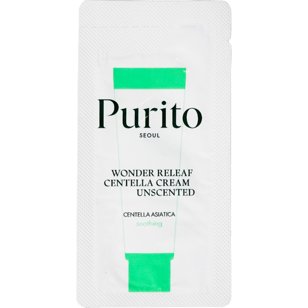 PURITO كريم Wonder Releaf Centella بدون عطر 1 غ × 5 — صورة 3