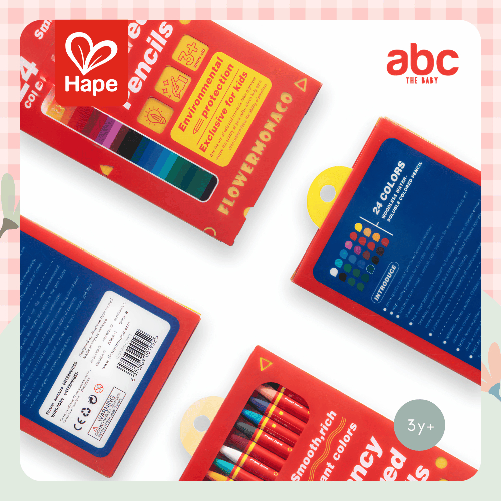 Hape - Colorful Lead 24 Colors 色鉛筆 24色 3Y+ 画像4