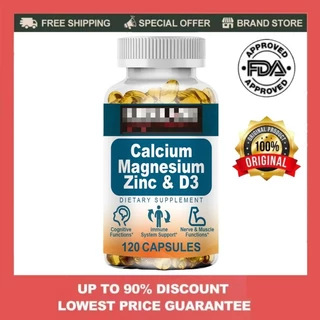 8.15 โปรเด็ด ลดคุ้ม Calcium Magnesium Zinc + Vitamin D3 Capsules สนับสนุนการเติบโตและพัฒนาร่างกายอย่างมีสุขภาพดี