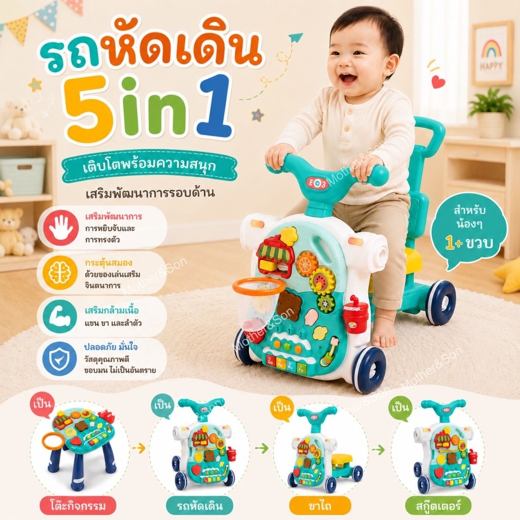 รถหัดเดิน ฝึกหัดเดิน น้องวัยหัดเดินแนะนำมาก