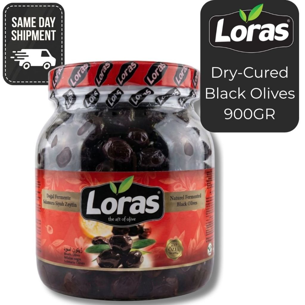 Loras Black olives 2kg dry cured gemlik sele olives NO CASH ON DELIVERY ไม่รับชำระเงินป