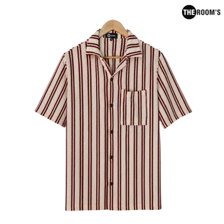 THE ROOM'S - เดอะรูม เสื้อฮาวาย เสื้อเชิ้ตแขนสั้น ผ้าทอ ผ้านุ่ม ไม่ต้องรีด ระบายอากาศได้ดี เที่ยวทะเล
