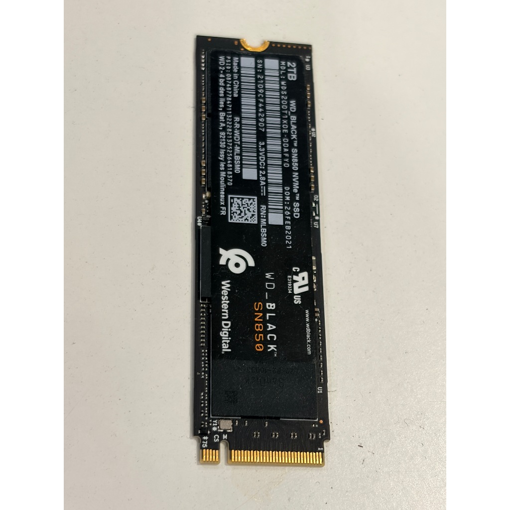 WD Black SN850 2TB NVMe PCIe Gen4 SSD ตัวแรง Gaming / Workstation 🚀