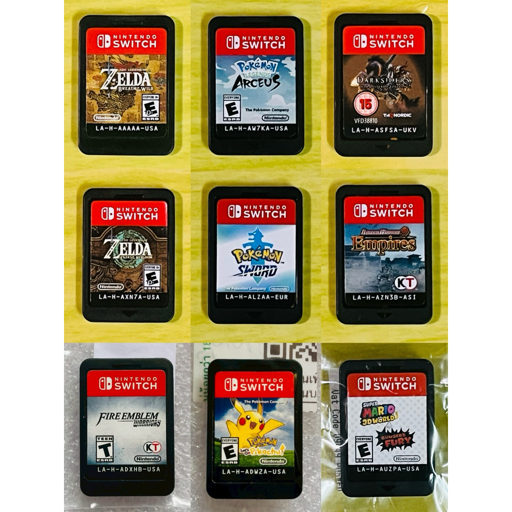Ns1-2 Switch1-2 [A/T-S/P-RPG] ตลับเกมไม่มีกล่อง