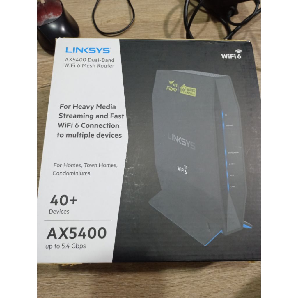 Linksys E5750-AIS AX5400 เป็นเราเตอร์ Wi-Fi 6 Mesh