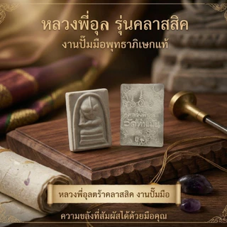 เหรียญหลวงพี่อุล งานแฮนด์เมดแท้ 100% วัสดุอีพ๊อคซีพรีเมียม งานคลาสสิก