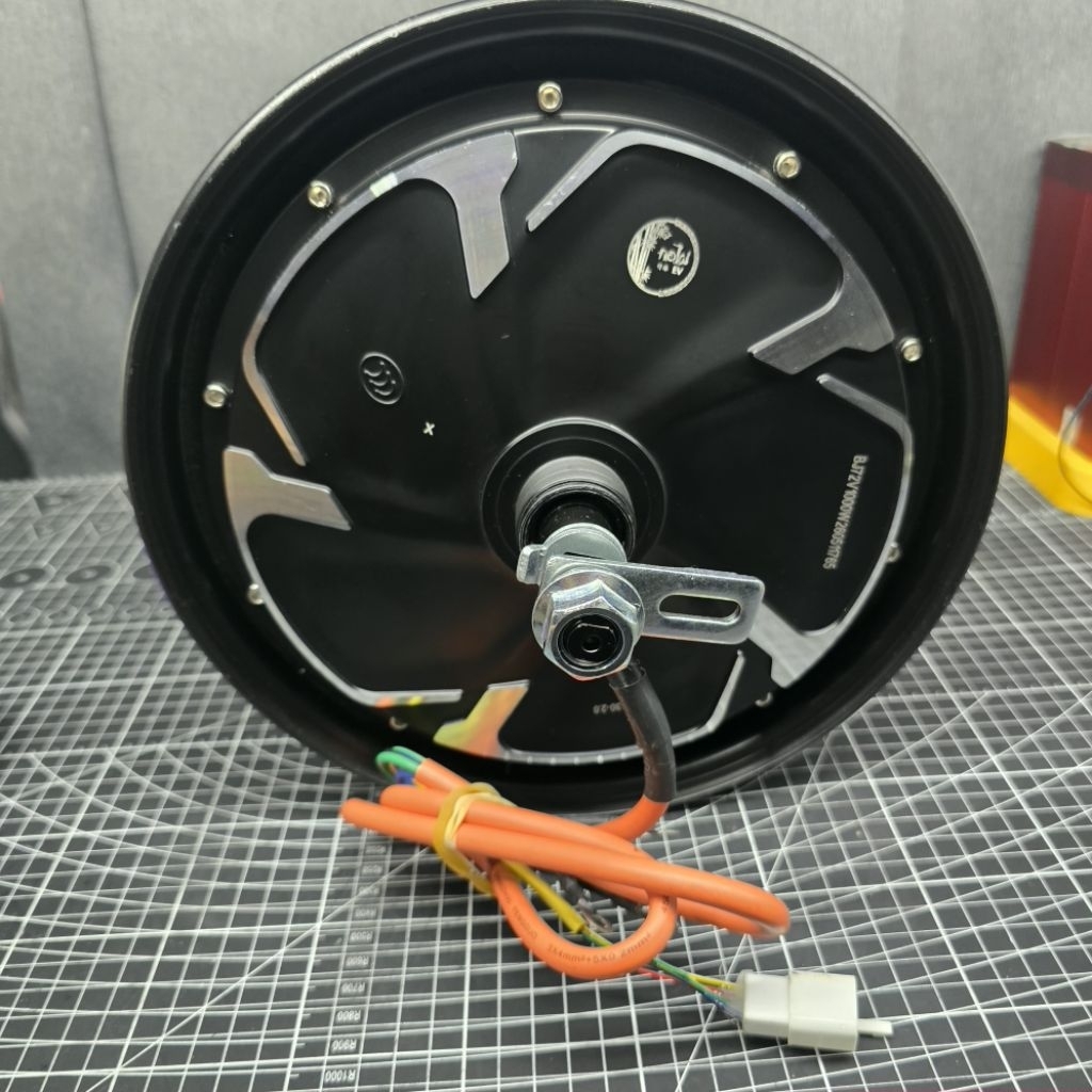มอเตอร์10"1000W สำหรับรถจักรยานไฟฟ้า ใส่ได้ทุกรุ่นที่เป็นล้อ10นิ้ว แบรนกอไผ่ev แท้100%