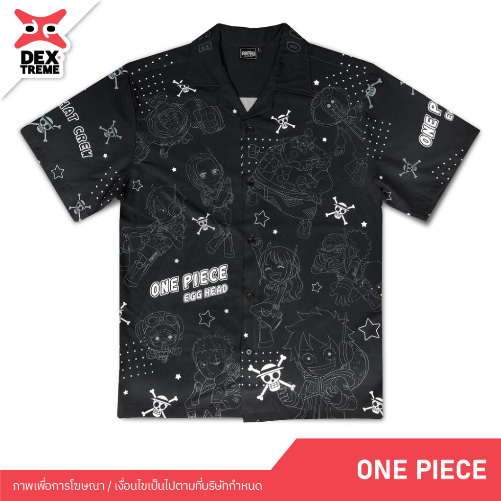 DEXtreme - เสื้อฮาวายวันพีซ Hawaii shirt One Piece Egghead (DOP-2178)