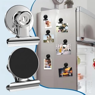 5/10PCS คลิปหนีบแม่เหล็กติดตู้เย็นได้ หนีบกระดาษได้ ของแต่งบ้าน Magnet Clip