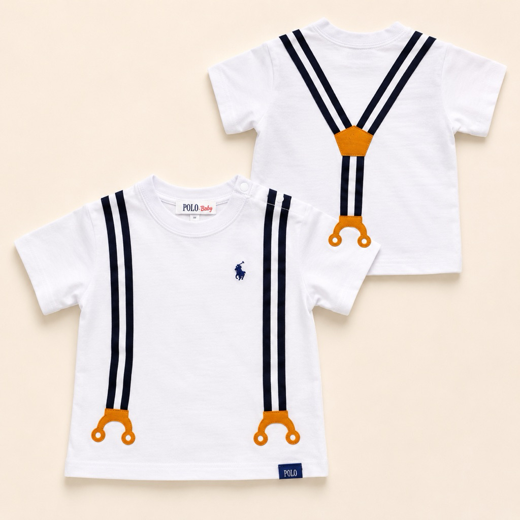 Polo baby Japan 🇯🇵 เสื้อยืดแบรนด์ญี่ปุ่นขนาด 80cm,90cm,95cm