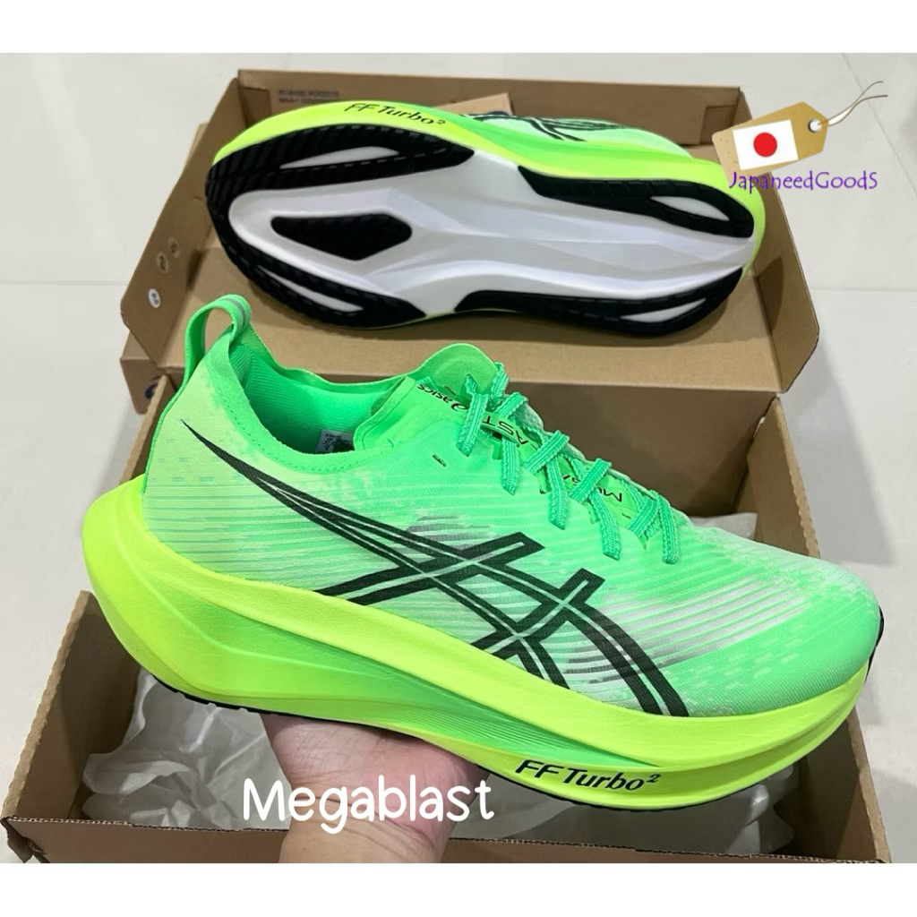 (พร้อมส่ง) Asics Megablast Ekiden สี VITAL GREEN/BLACK (1013A170-300) จาก Shop ไทย