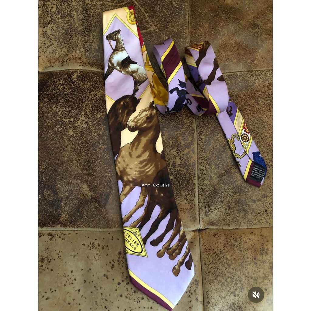 Necktie Versace 👔 by Gianni Versace ✨ส่งฟรีทุกชิ้น