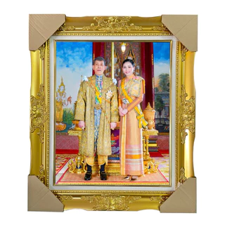 กรอบรูปหลุยส์ สีทอง พร้อมพระฉายาลักษณ์พระพันปี พระองค์อื่นๆทุกพระองค์ หรือรูปตามลูกค้าต้องการสั่งทำครับ