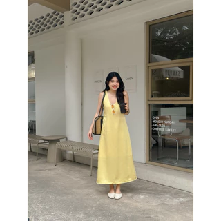 Berin satin dress งายเดรสยาวผ้าซาติน : everydaylookk store