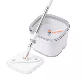 Spin Mop ชุดถังปั่นสแตนเลส ไม้ถูพื้น ไม้ม๊อบ ชุดถังปั่น ไม้ถูพื้นพร้อมชุดถังปั่น ชุดถังปั่นราคาถูก*SALE* น่ารักมาก