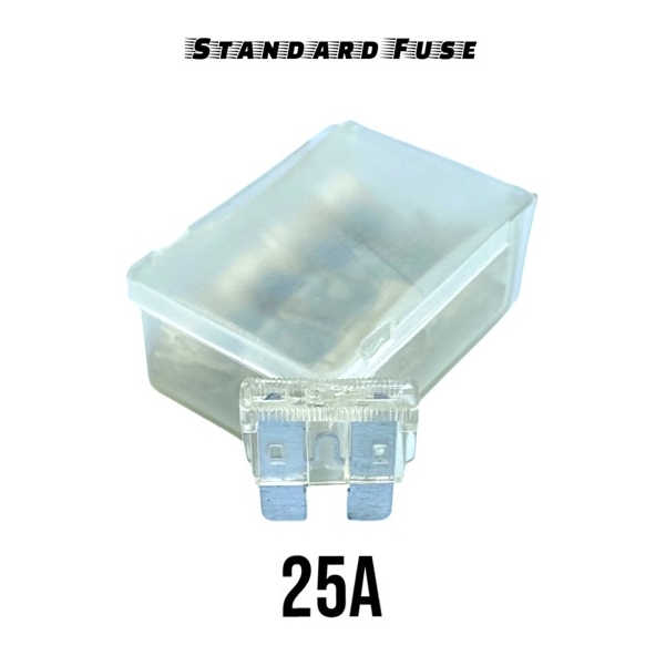 Standard Fuse ฟิวส์รถยนต์ ฟิวส์เสียบมาตรฐาน 5A 10A 15A 20A 25A กล่อง 10 ชิ้น
