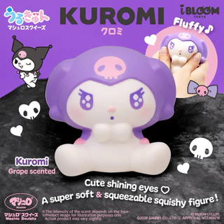 iBloom สกุชชี่ Sanrio🦄Kuromi squishy คุโรมิ🇯🇵ของแท้จากญี่ปุ่น(มีส่งด่วน‼️)kitty pompom cinnamoroll Kuromi