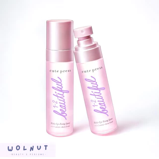 (🐳พร้อมส่ง) Cute Press 1-2 Beautiful Make up Fixing Spray 60ml เมคอัพ ฟิกซิ่ง สเปรย์
