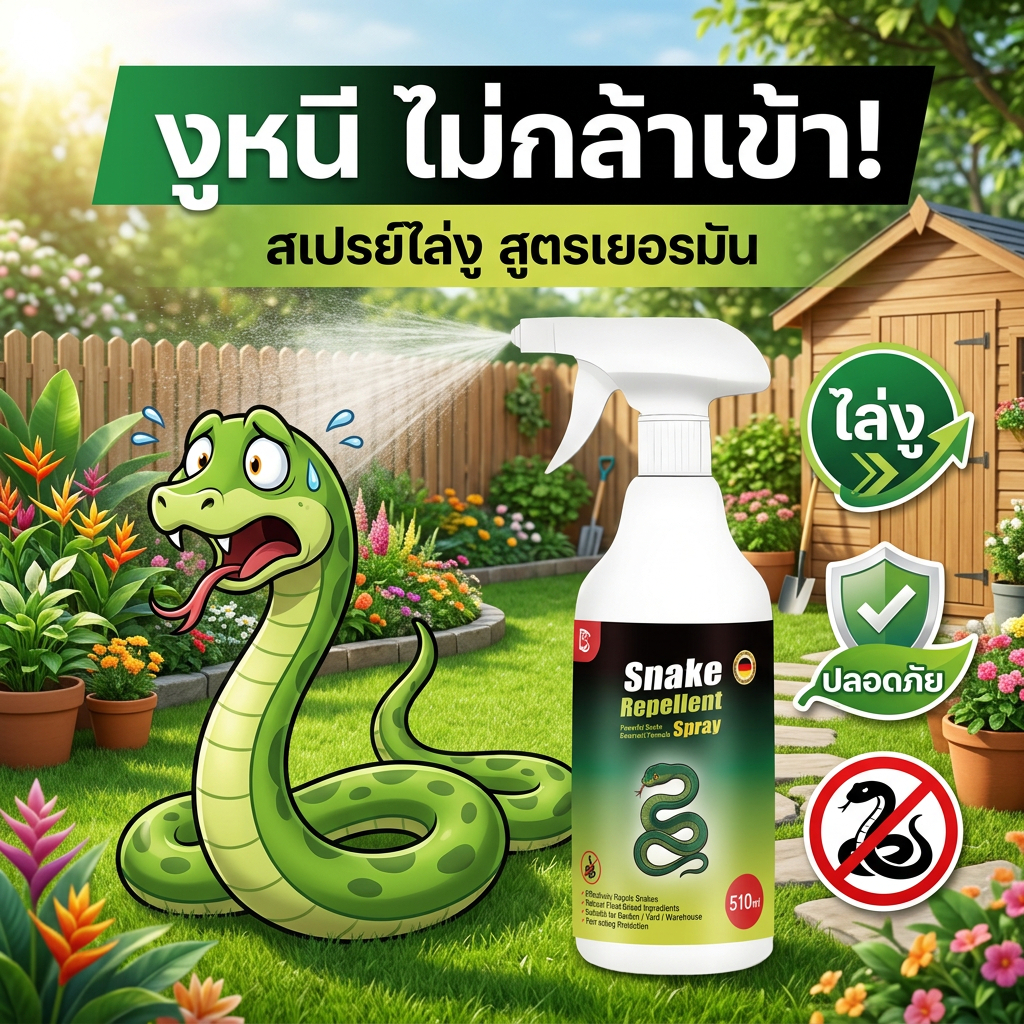 🐍สเปรย์ขับงู งูไม่กล้าเข้ามา🐍ไล่งู สเปรย์ป้องกันงู ป้องกันงู ยาไล่งู 510ml ปลอดภัยใช้ง่าย ปกป้องบ้านทั้งหลัง