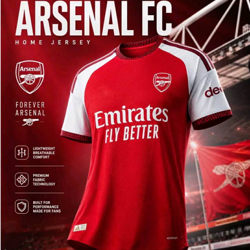 เสื้อบอลสโมสร รุ่นใหม่ล่าสุดปี 2026-2027เกรด Player ทรงเขารูปผ้าท่อระบายอากาศได้อย่างดี เนื้อผ้าดีเยี่ยมสินค้ามีพร้อมส่ง
