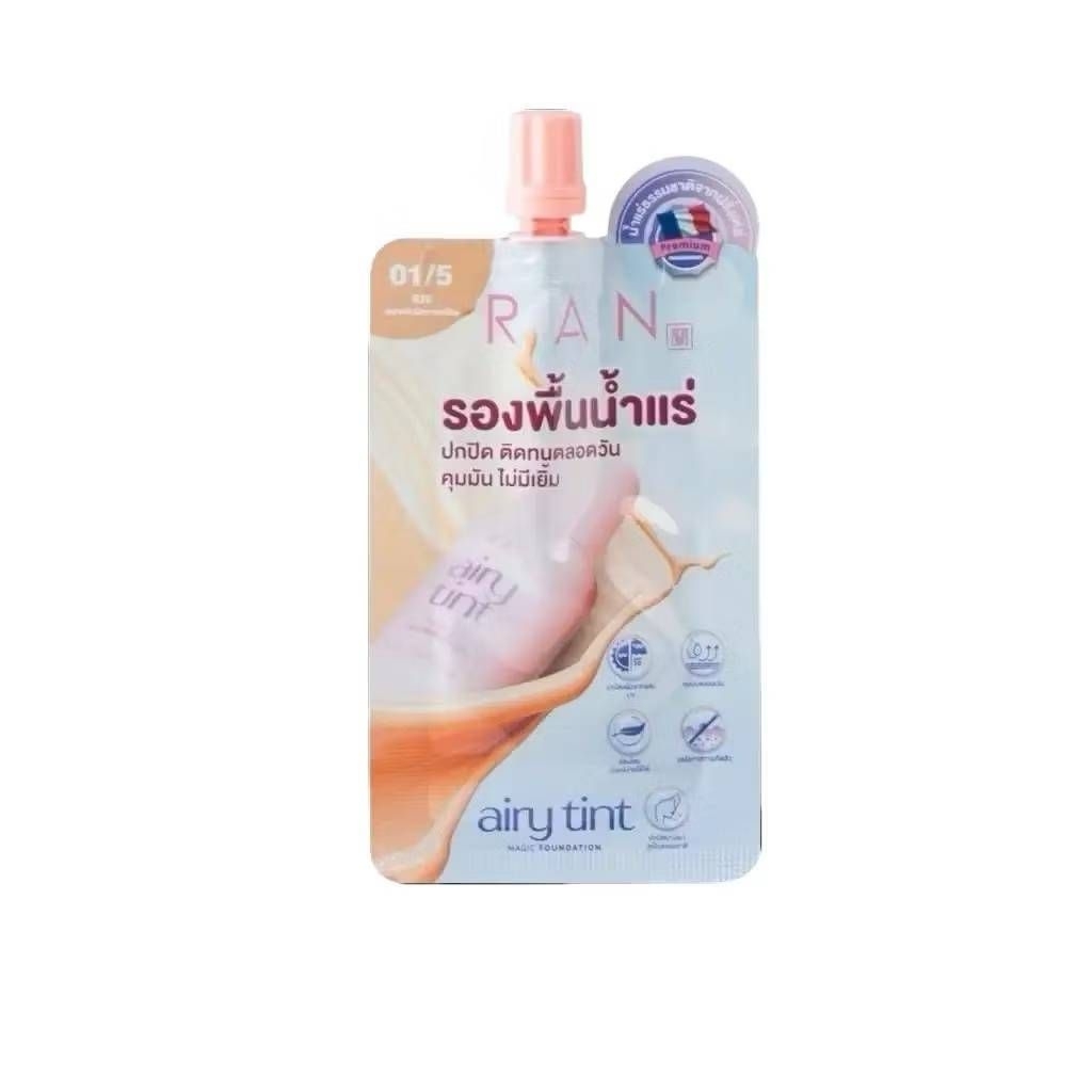 RAN Airy Tint Magic Foundation รองพื้นน้ำแร่รัน สี 01/5