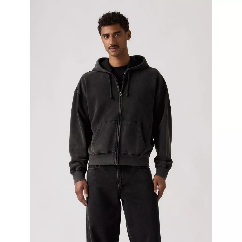 เสื้อสเวตเชิ้ตผู้ชาย Levi's® Men's Hayes Boxy Full-Zip Sweatshirt
