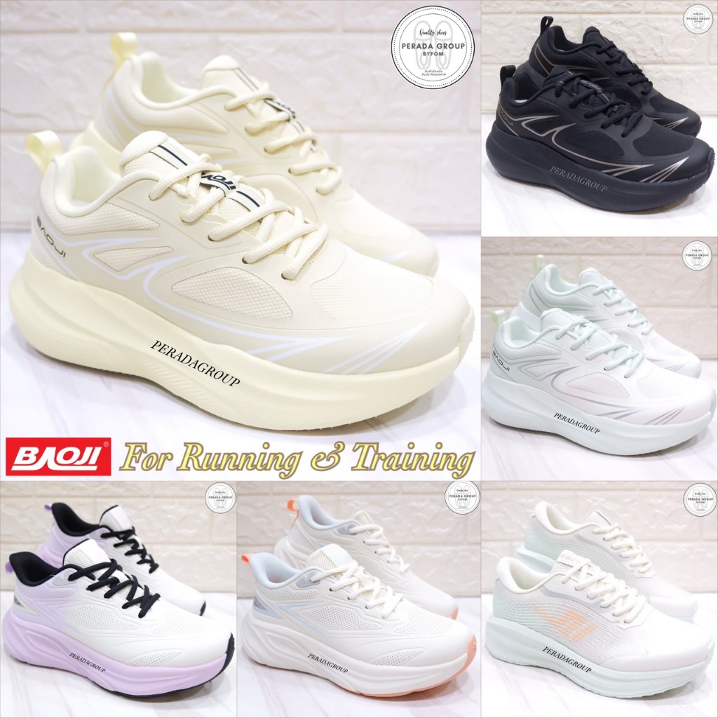 Baoji For Running แท้💯% รองเท้าผ้าใบ รองเท้าวิ่ง รุ่น BJW1044 / BJW1160 ไซส์ 37-41