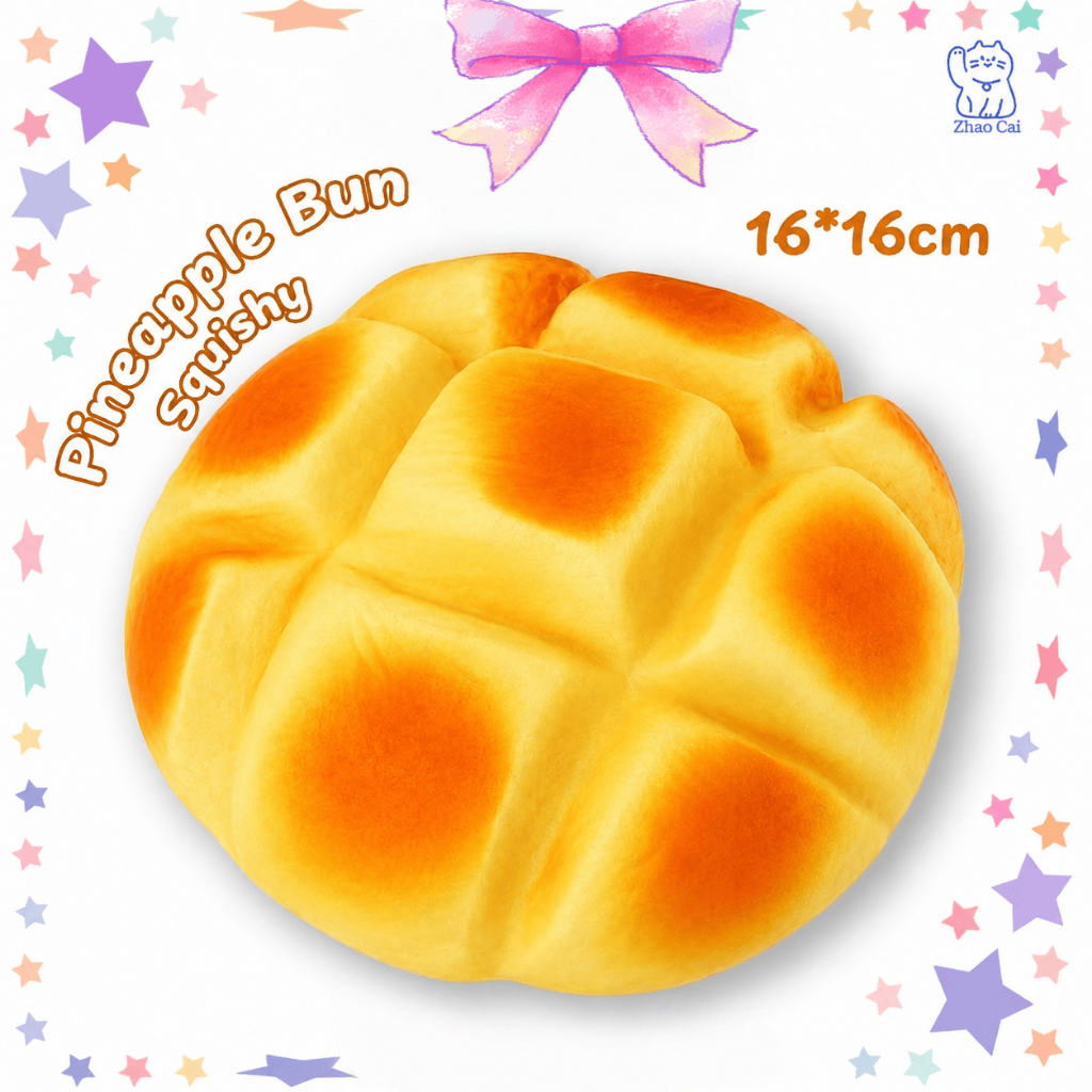 【ส่งจากไทย】ขนมปังสับปะรด Sensory Fidget Bread Slow Rising ของขวัญวันเกิดเด็ก สกุชชี่สโลว์