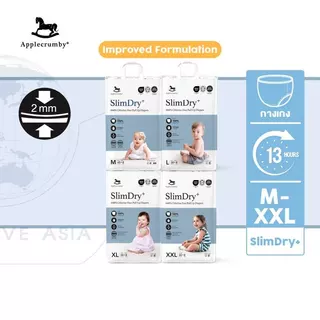 Applecrumby SlimDry⁺ Diapers Mega แบบกางเกง ( แพ็คเดี่ยว )