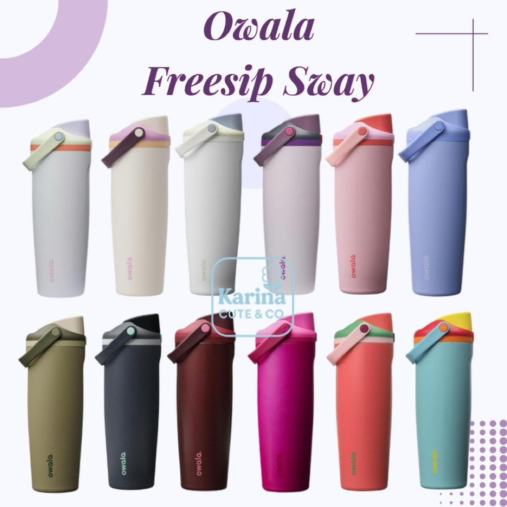 [พร้อมส่ง/ พรีออเดอร์ของแท้จากอเมริกา🇺🇸] Owala FreeSip Sway Insulated Stainless Steel Water Bottle