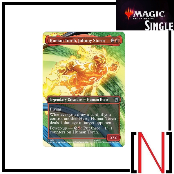 [MTG][Single][MSH] Human Torch, Johnny Storm ระดับ Uncommon [ภาษาอังกฤษ]