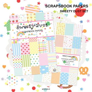 กระดาษพื้นหลัง สำหรับตกแต่ง ✏️🐬💖🧼 journal scrapbook planner diary