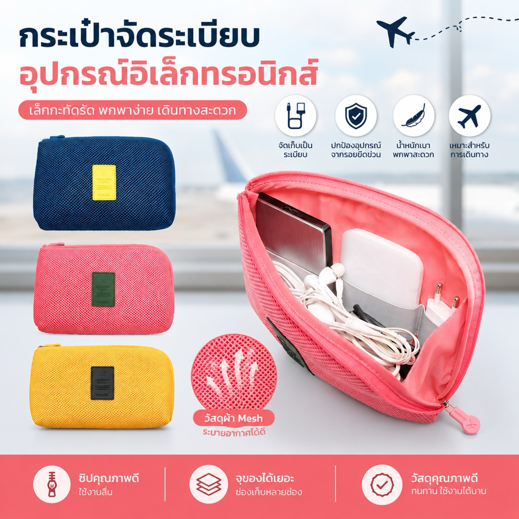 กระเป๋าใส่อุปกรณ์อิเล็กทรอนิกส์ [ITB3,ITB4]