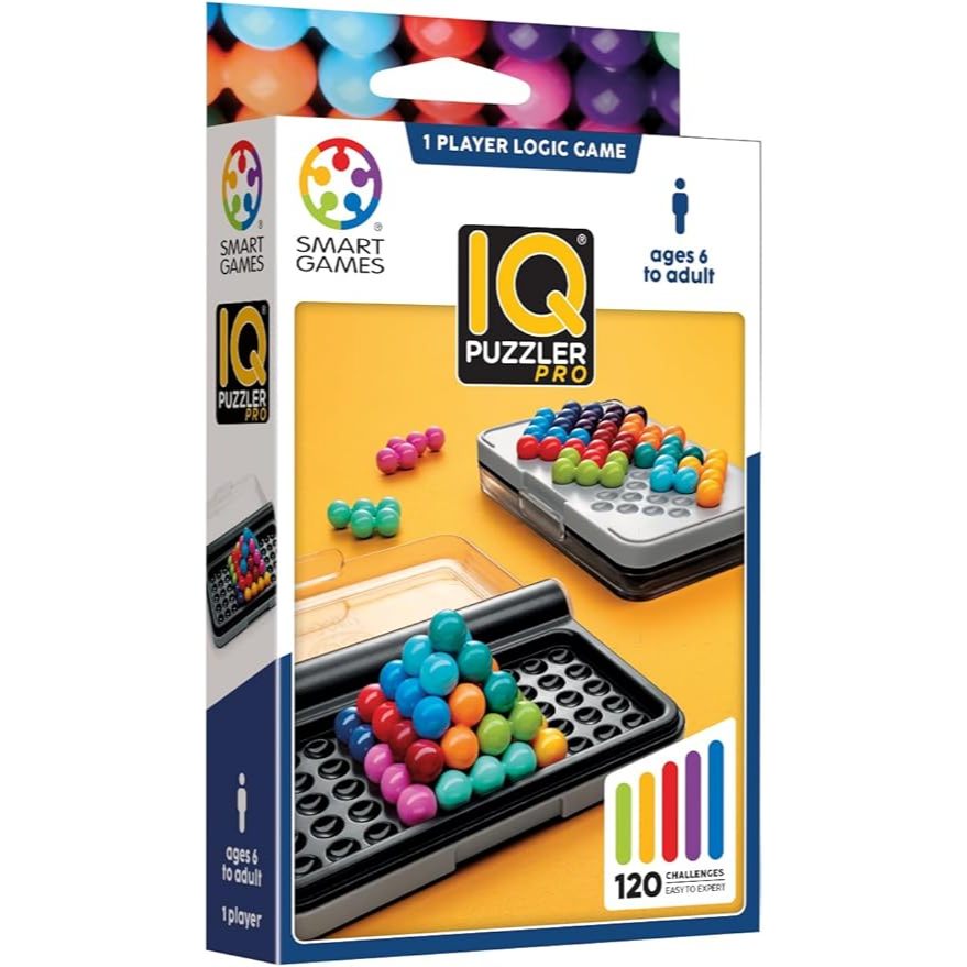 SMART GAMES, IQ Puzzler PRO ของเล่นฝึกสมอง เสริมเชาว์ สำหรับเด็ก 6 ปีขึ้นไป