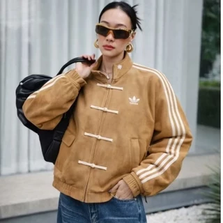 เสื้อแจคเกต​แต่งแถบข้าง​คอจีน​CNY