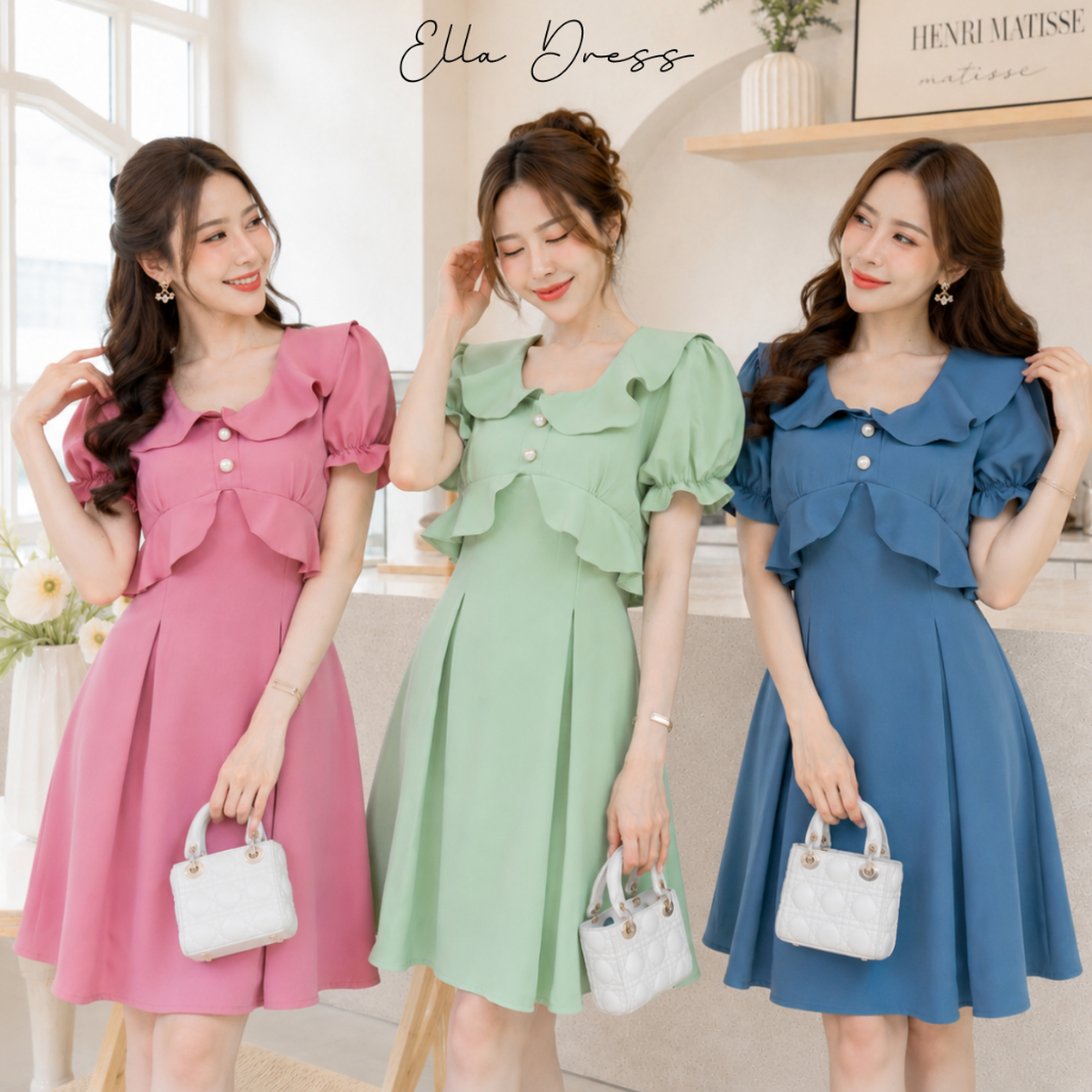 Modish | Ella Dress | เดรสปกบัว หวานละมุนในวันพิเศษ