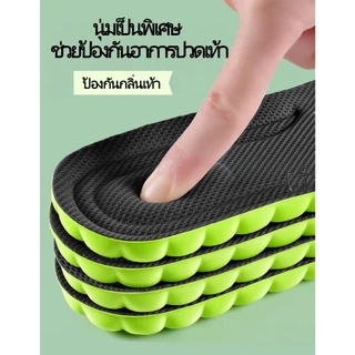 PUนุ่มพิเศษแผ่นเสริมส้นกันกระแทกสูงใส่เดินวิ่งสบายรองรับทุกประเภทแผ่นรองเท้า，35-46，ระบายอากาศได้ดีและป้องกันกลิ่นไม่พึงป