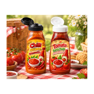 สติ๊กเกอร์ติดขวดซอส ติดขวดโหล ฉลากสินค้าซอสต่างๆ ขนาด7x10cm กันน้ำ