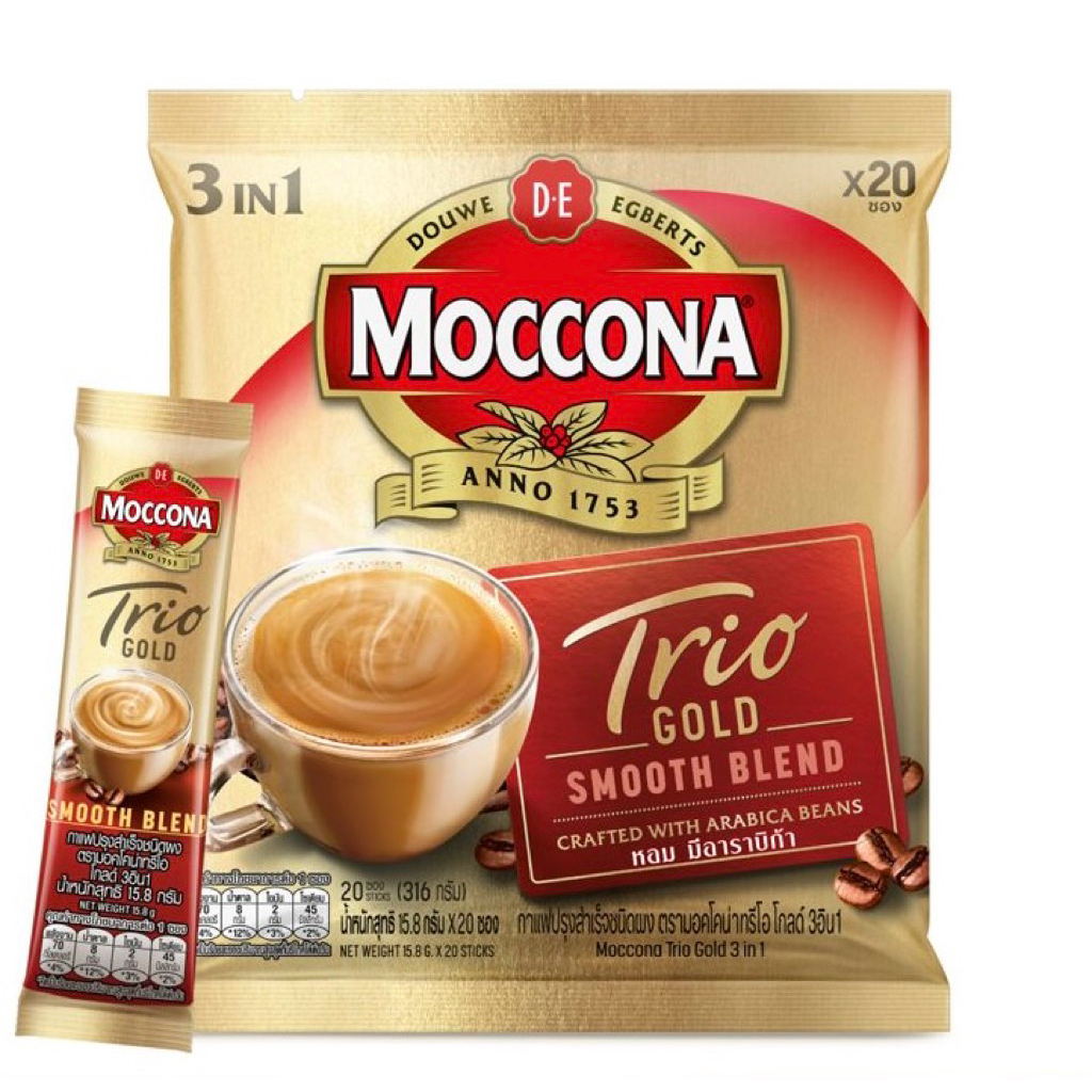 มอคโคน่าทรีโอ กาแฟ3IN1 15.8กรัม 60ซอง (มี2สูตร)