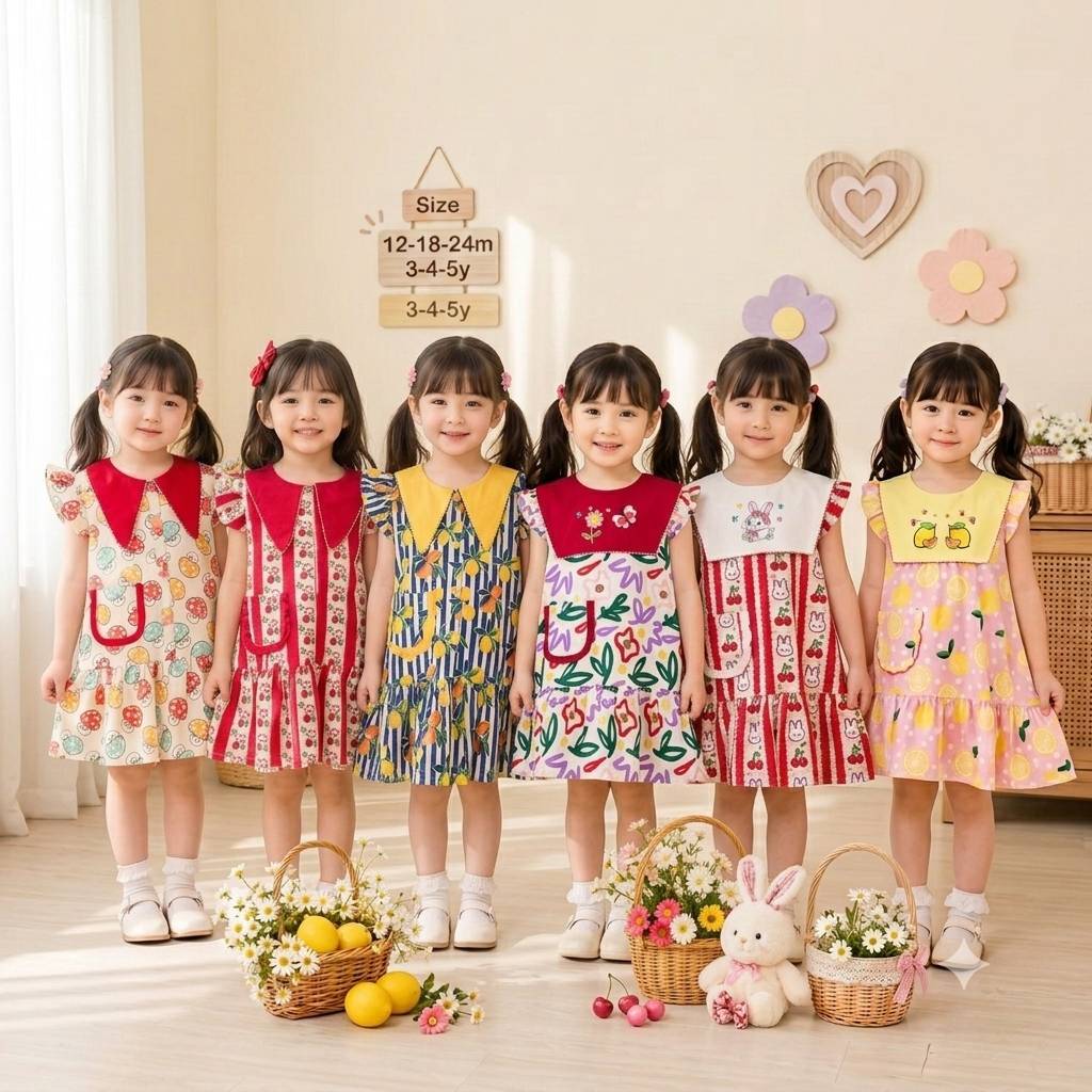 ต.30👗🎉Bno Gymboree  เสื้อผ้าเด็กผู้หญิง ชุดเดรสกระโปรง