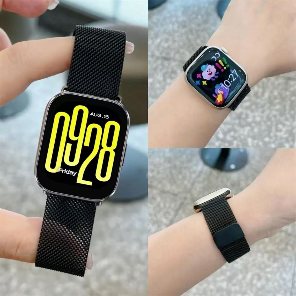 สายสแตนเลสRedmi watch5active watch5lite xiaomi s1 s1pro s2 s3 s4 s4sport สายนาฬิกา22mm