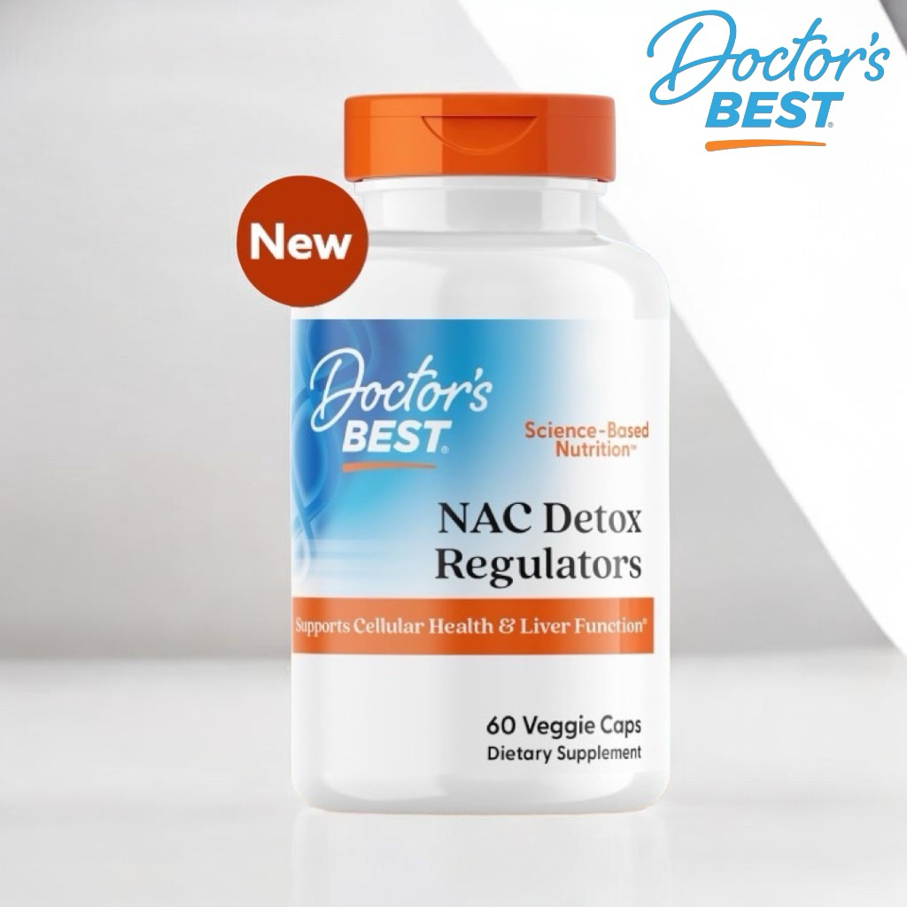 พร้อมส่ง Nac Detox Doctor’s Best, NAC Detox Regulators with Seleno Excell, 60 Veggie Caps